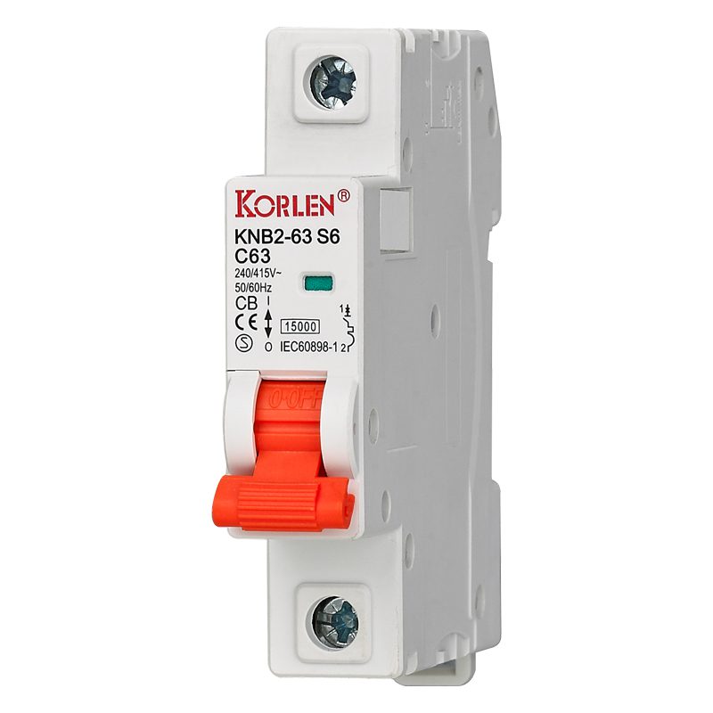 15KA High performance MCB KNB2-63S6-2