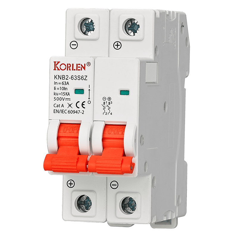 15KA Miniature Circuit Breaker PV DC Systems KNB2-63S6Z