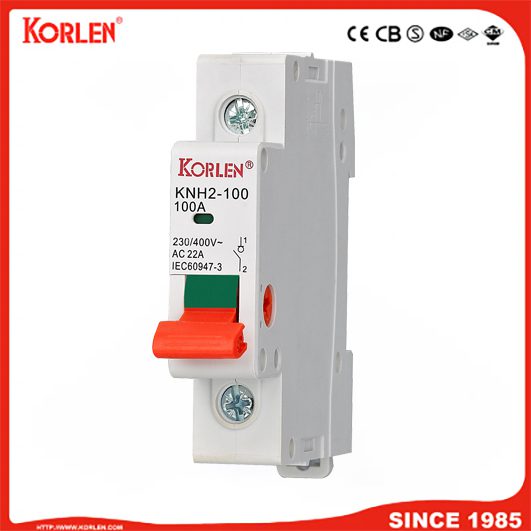 DIN Rail Isolator Switch KNH2 100 2