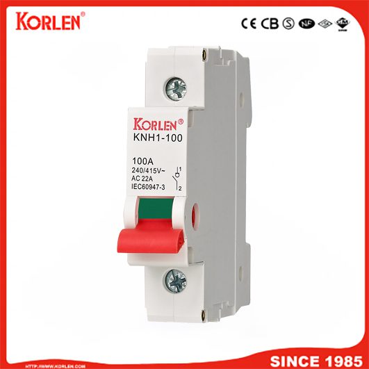 Isolating switch with Silver Contact KNH1 100 1
