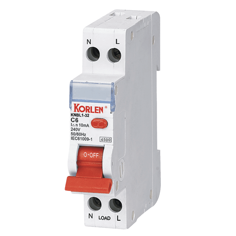 KNBL1-32 RCCB With Over Current Protection