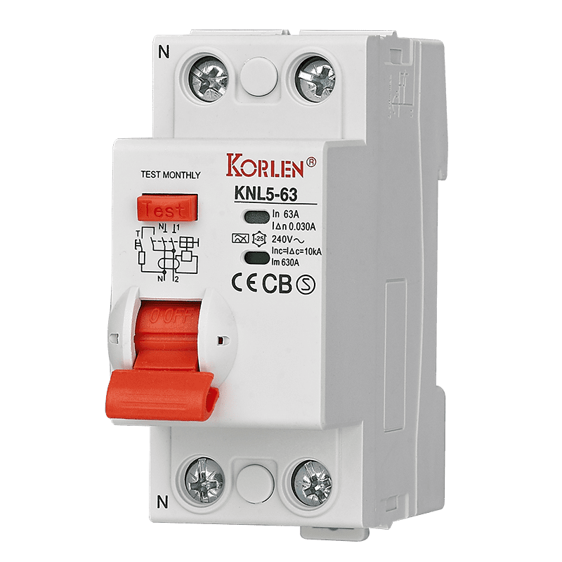 KNL5-63 Series Residual Current Circuit Breaker 415V