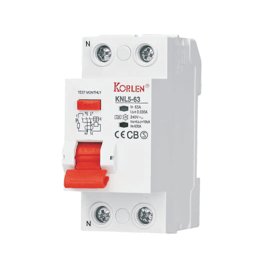 KNL5-63/63H Residual Current Circuit Breaker With 50/60Hz