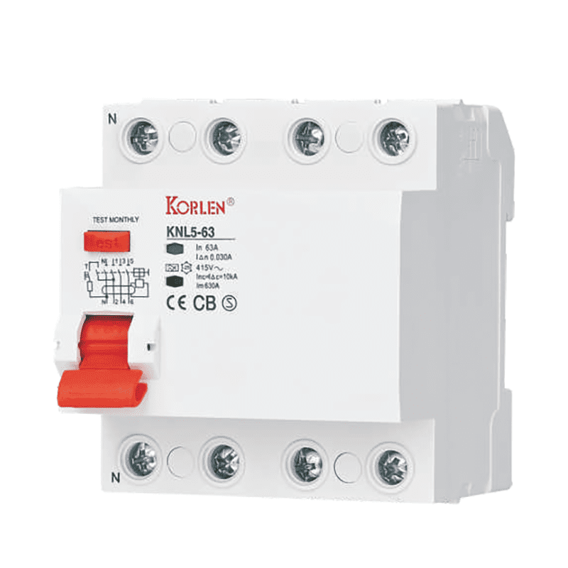 KNL5-63/63H Residual Current Circuit Breaker With Window