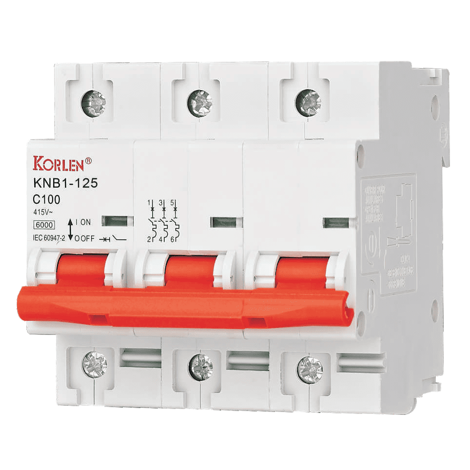 Miniature Circuit Breaker 10ka 100A CE Semko KNB1-125