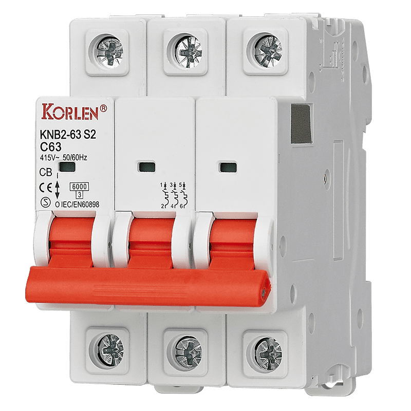 Miniature Circuit Breaker 6ka 63A CB KNB2-63S2