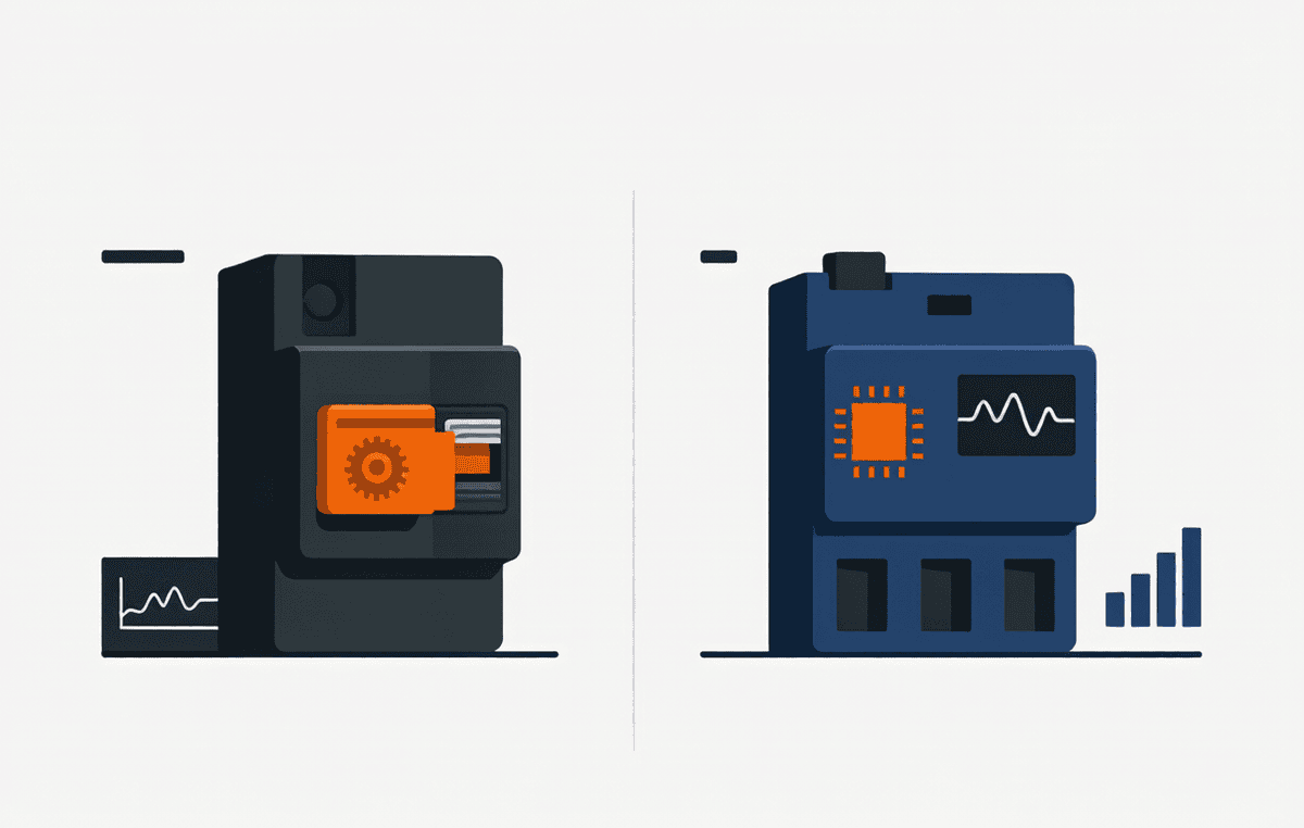 Thermal-magnetic versus electronic circuit breaker comparison