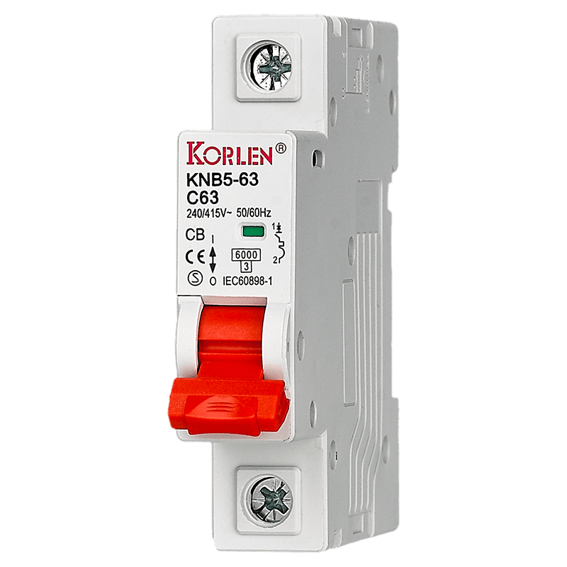 Miniature Circuit Breaker 6kA 63A KNB5-63M3