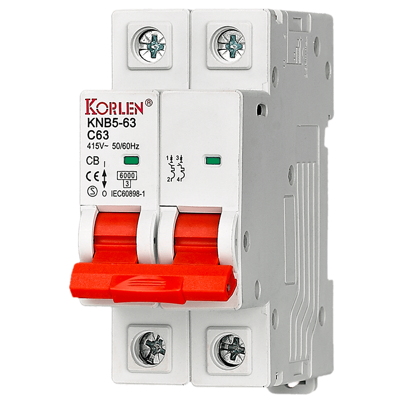 Miniature Circuit Breaker 6kA 63A KNB5-63M3